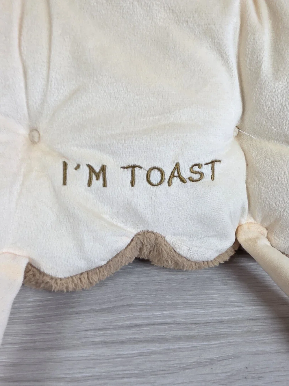 Kawaii Anthropomorphic Toast Plush Pillow Kitchen Chair Cushion 17